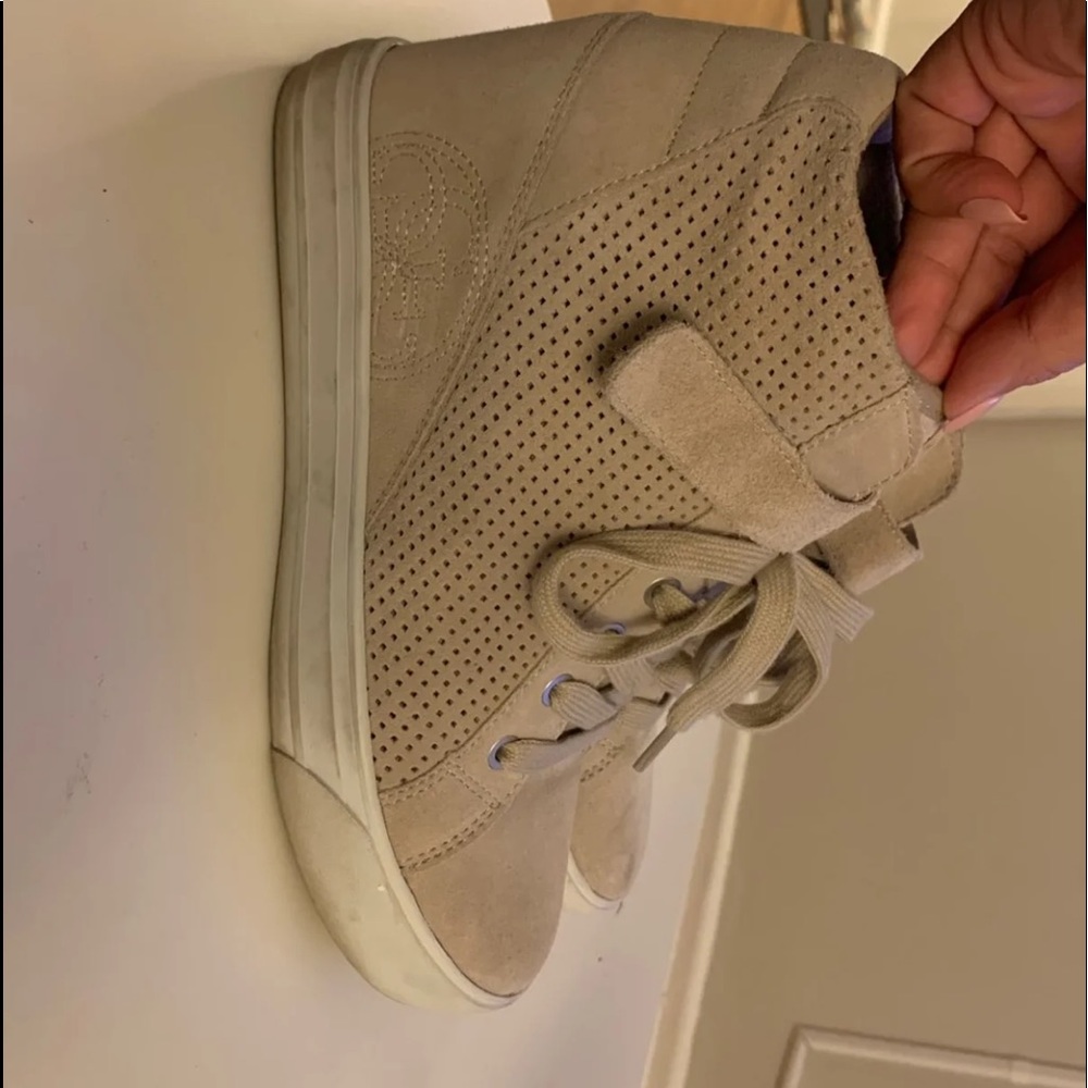 Guess women’s wedge sneaker